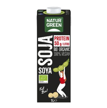 Naturgreeen Bebida de Proteína de Soja Bio, 1L