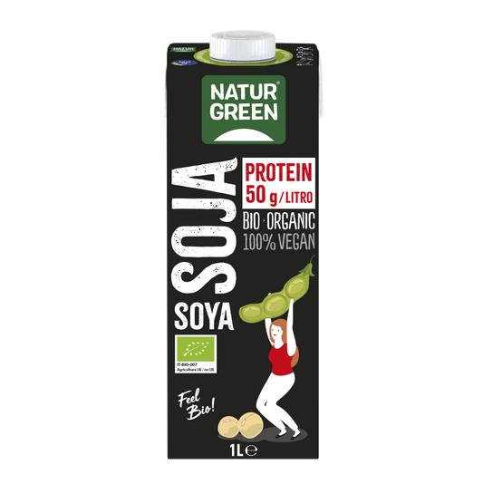 Naturgreeen Bebida de Proteína de Soja Bio, 1L