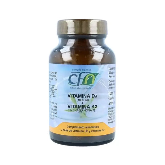 Cfn Vitamina D3 + K2 , 60 cápsulas