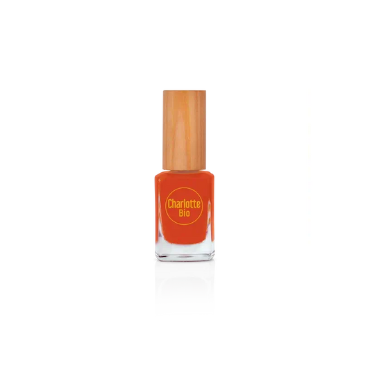 Charlotte Bio Nail Polish Orange Rust 10 Ml