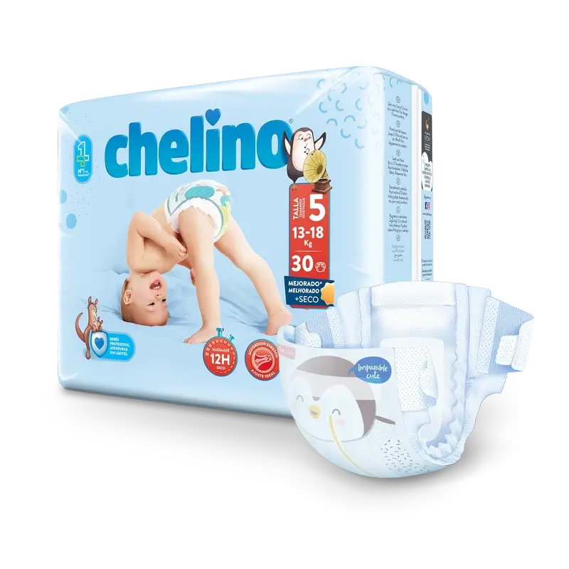 Fralda Chelino Tamanho 5 (13-18 Kg) , 30 unidades