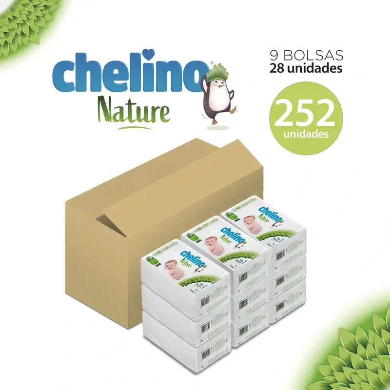 Fralda Chelino Nature Tamanho 1 (1-3 Kg) , 28 unidades