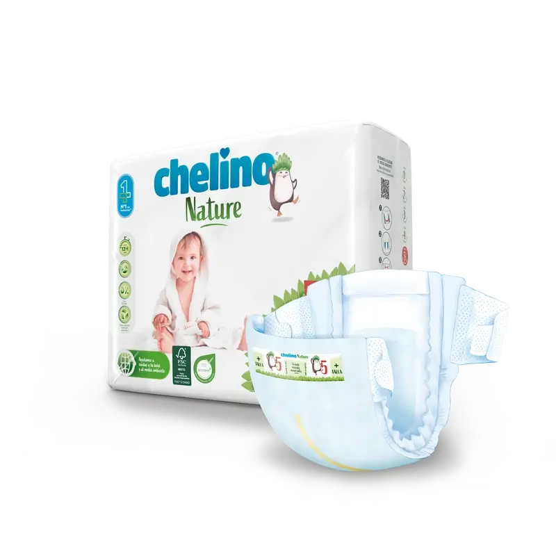 Fralda Chelino Nature Tamanho 5 (13-18 Kg) , 30 unidades