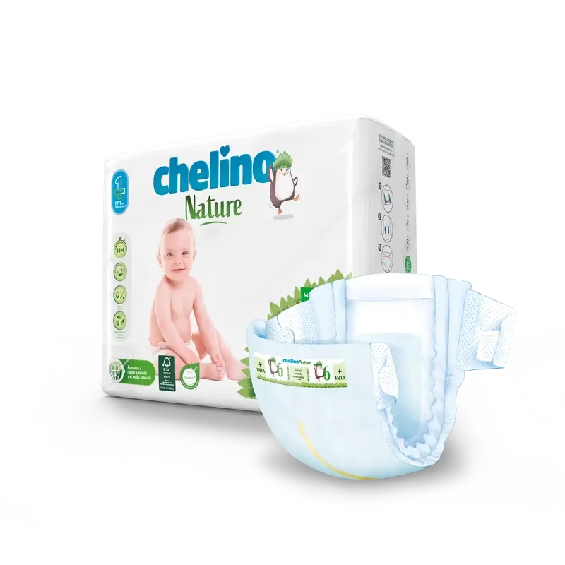 Fralda Chelino Nature Tamanho 6 (17-28 Kg) , 27 unidades