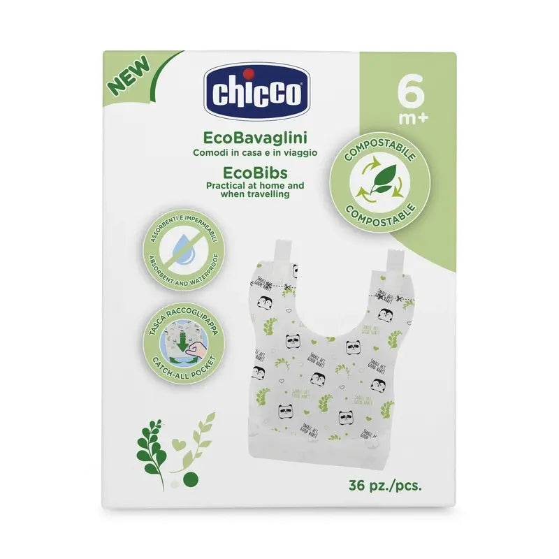 Chicco Babetes Biodegradáveis Monouso 36 unidades