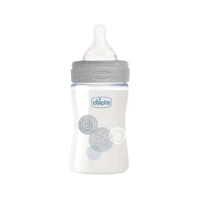 Chicco Biberón WB Silicona Vidrio Neutro 150 Ml