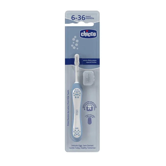 Escova de dentes azul Chicco 6M-36M
