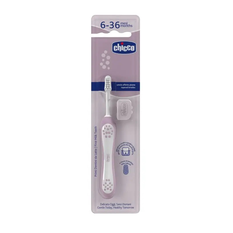 Escova de dentes Chicco Lilás 6M-36M