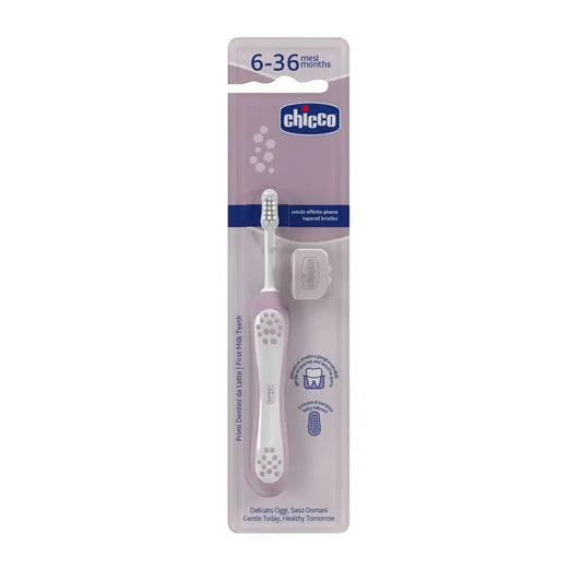 Escova de dentes Chicco Lilás 6M-36M