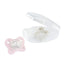 Chupeta de silicone macia dupla Chicco Physioforma Rosa 2-6M 2 unidades