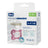 Chupeta de silicone macia dupla Chicco Physioforma Rosa 6-16M 2 unidades