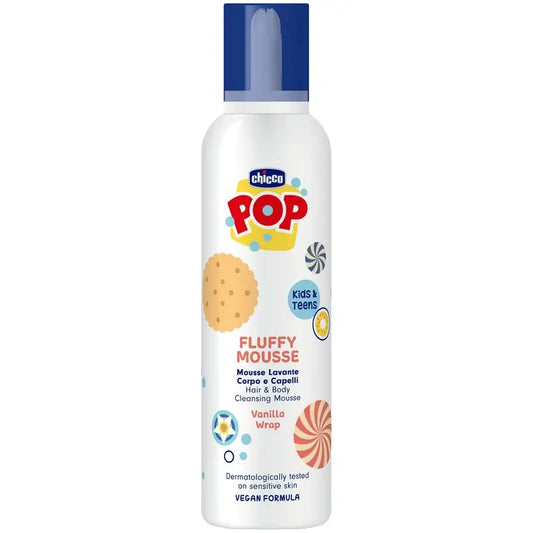 Chicco Pop Espuma Corpo/Cabelo Baunilha 200 Ml