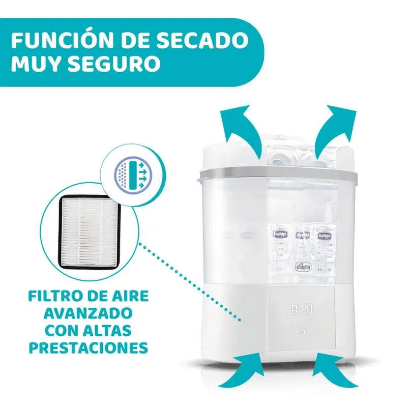 Secador esterilizador tudo-em-um Chicco