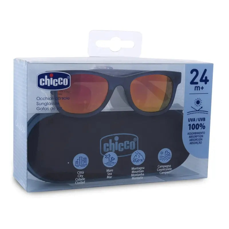 Chicco Sunglasses Lentes Espelhadas Azul 24M+ , 1 peça