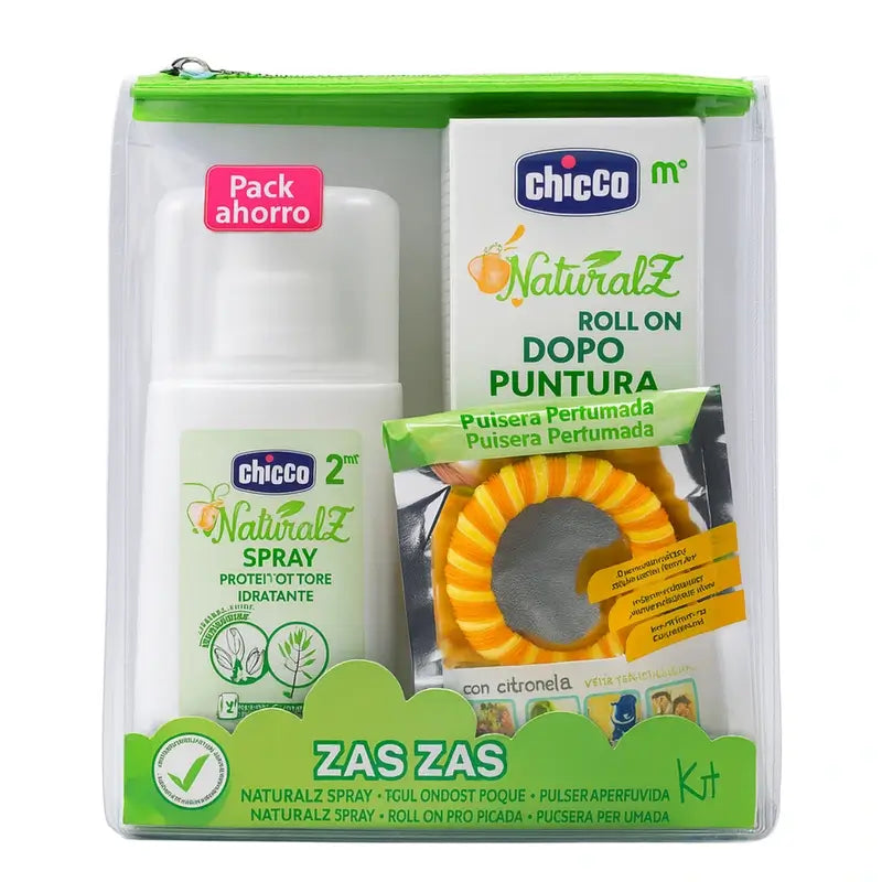Chicco Naturalz Conjunto de protectores de viagem Zas-Zas Chicco