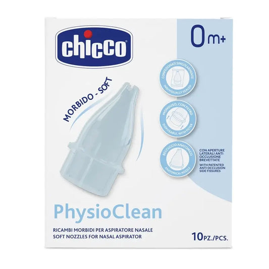 Chicco Physioclean Aspirador Nasal Recargas 10 Unidades