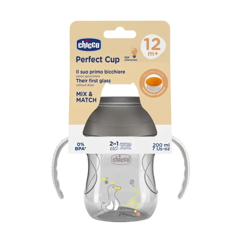Chicco Perfect5 360 Cup 12M+ Cinzento 200Ml