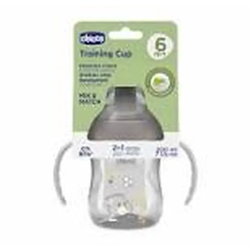 Chicco Learning Cup 6M+ Cinzento 200Ml