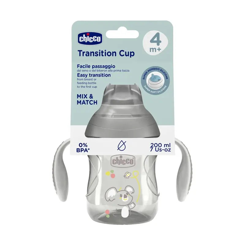 Chicco Transition Cup 4M+ Cinzento 200Ml
