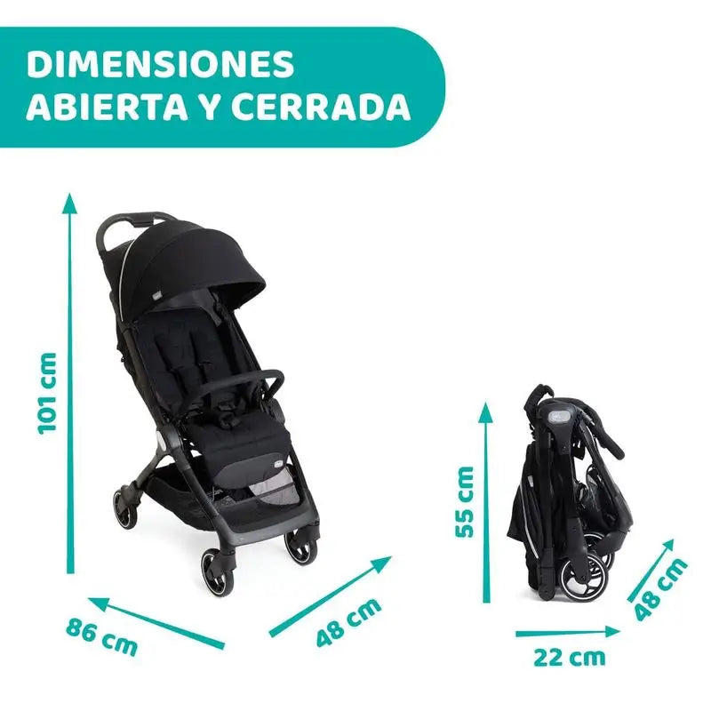 Chicco We Stroller Preto