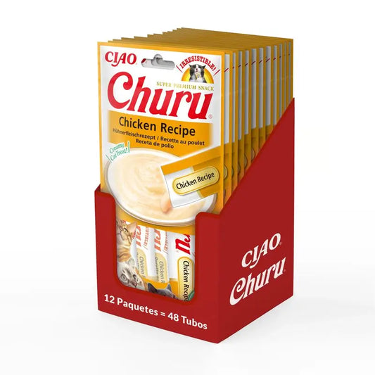 Churu Cat Receita de Frango Expositor 12X56Gr