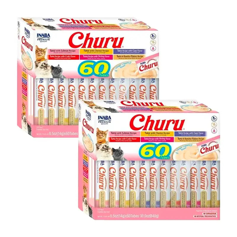 Churu Cats Atum Variedades, Embalagem 2 x 60X14Gr