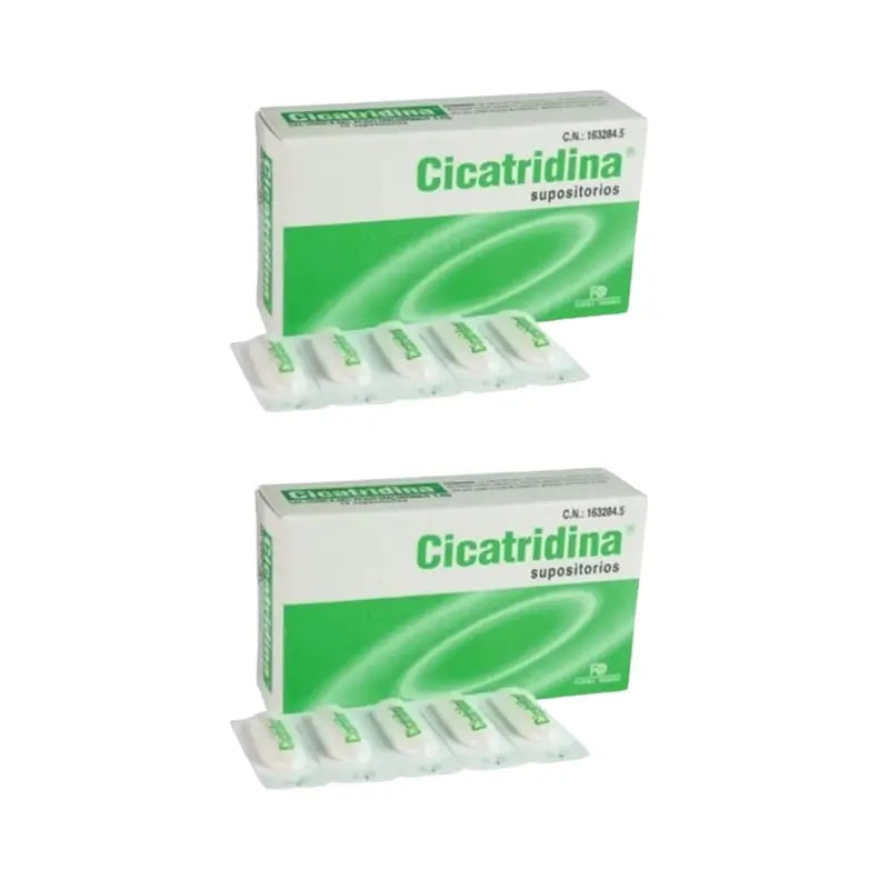 Cicatridine Supositories, 2X10 Supositórios