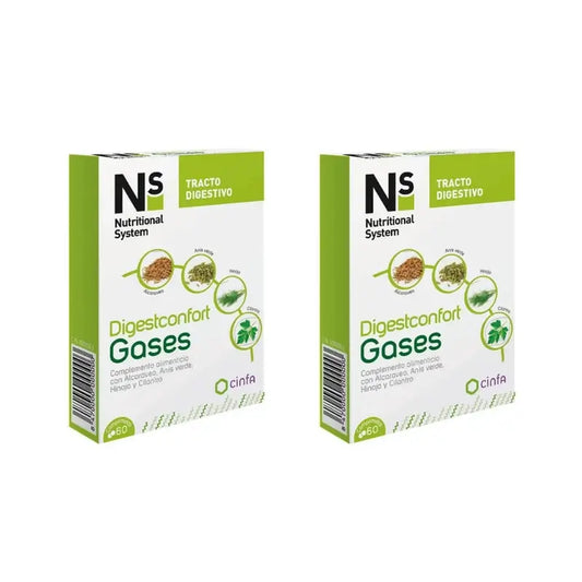 Cinfa Ns Digestconfort Gases,2X60 Comprimidos