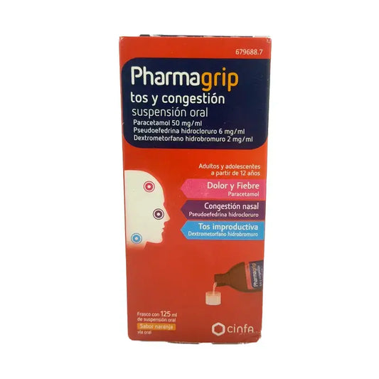 Pharmagrip Tosse e Congestão Suspensão Oral , 125 ml