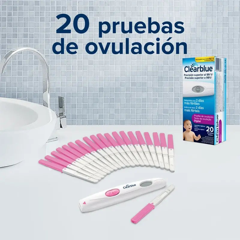 Clearblue Digital Ovulation Test, 20 testes