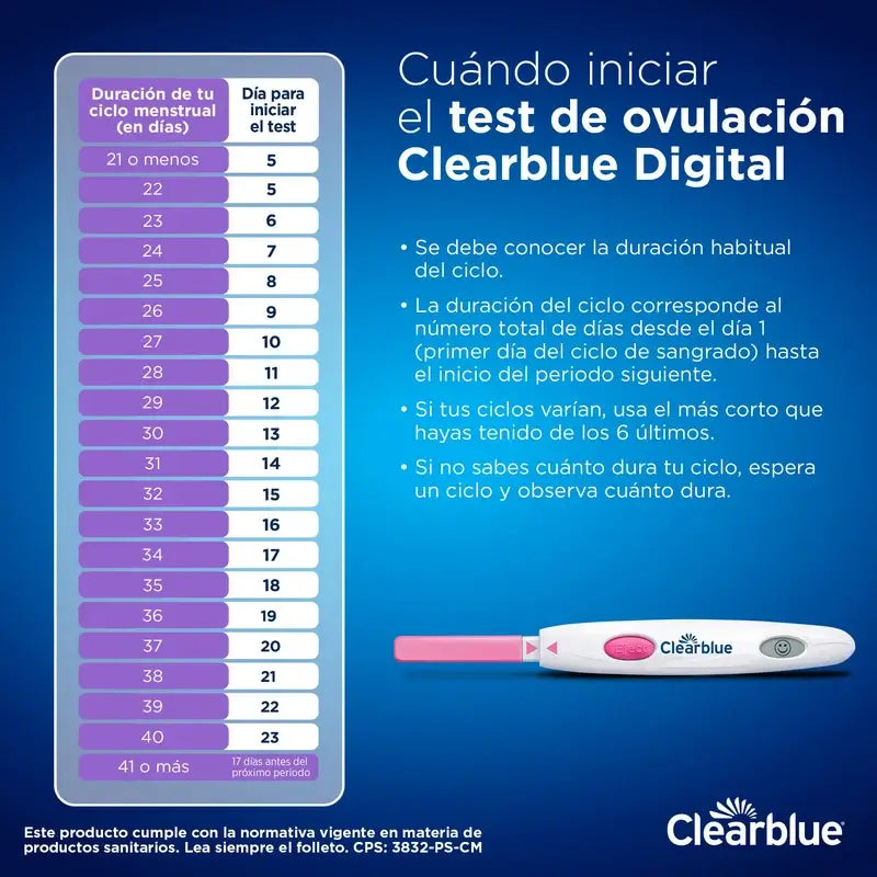 Clearblue Digital Ovulation Test, 30 testes