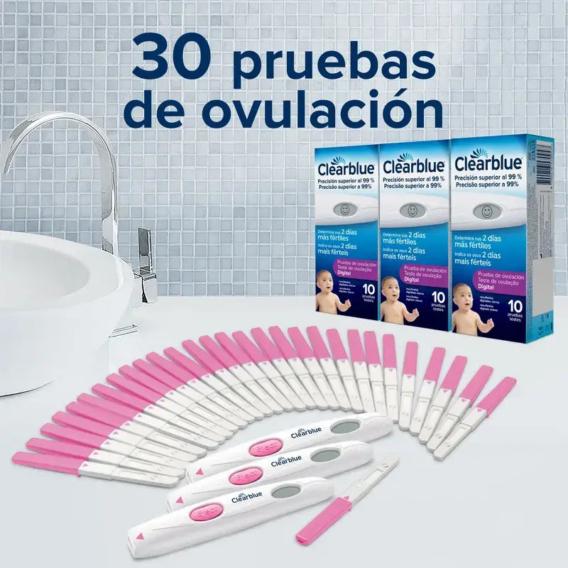 Clearblue Digital Ovulation Test, 30 testes