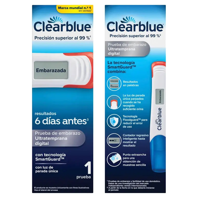 Clearblue Ultra Early Digital Pregnancy Test, 1 teste digital