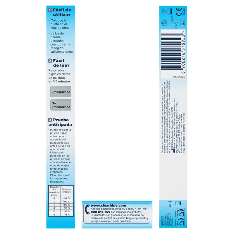 Clearblue Ultra Early Digital Pregnancy Test, 1 teste digital