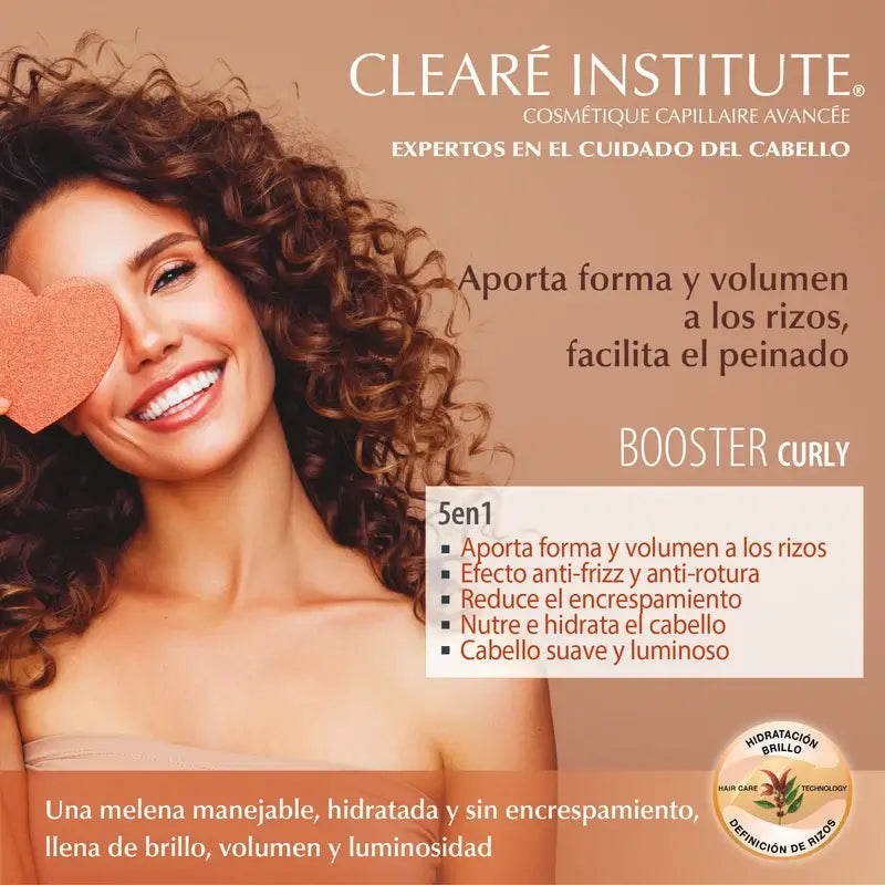 Clearé Institute Booster Método para Pentear Cabelos Encaracolados Creme para Pentear Cabelos Encaracolados 200 Ml
