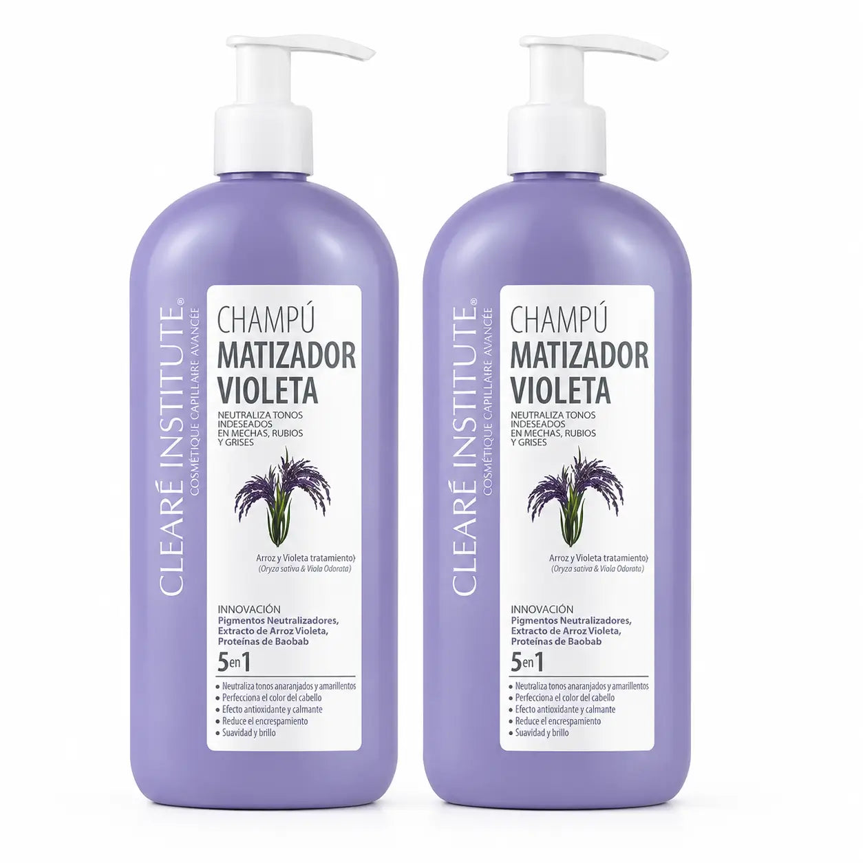 Champô Violeta Clearé Institute 400 Ml , embalagem 2