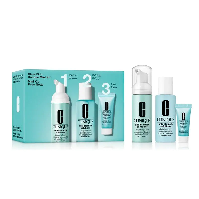 Clinique Clear Skin Routine Mini Kit, 3 pcs.