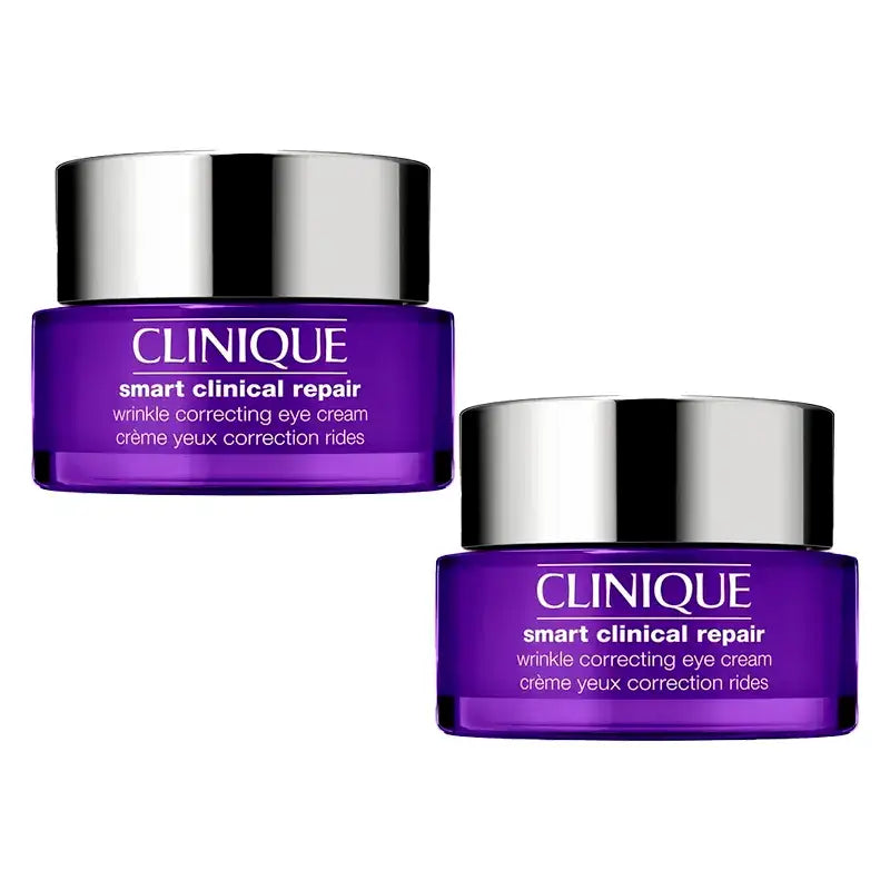Clinique Smart Clinical Repair Creme de Olhos Corretor de Rugas, 2x15 ml