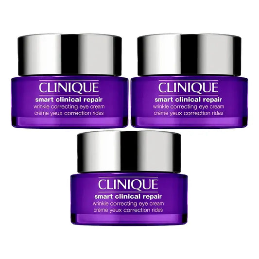 Clinique Smart Clinical Repair Creme de Olhos Corretor de Rugas, 3x15 ml