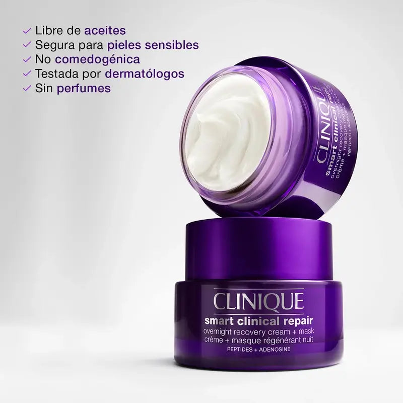 Clinique Smart Clinical Repair Cream Máscara de Noite Anti-Idade, 50 ml