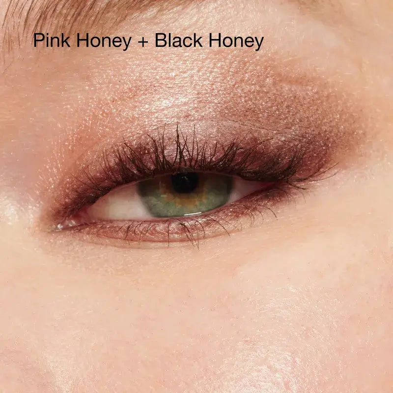 Clinique High Impact Shadow Play Sombra de olhos Rosa Mel + Preto Mel, 1,9 gr