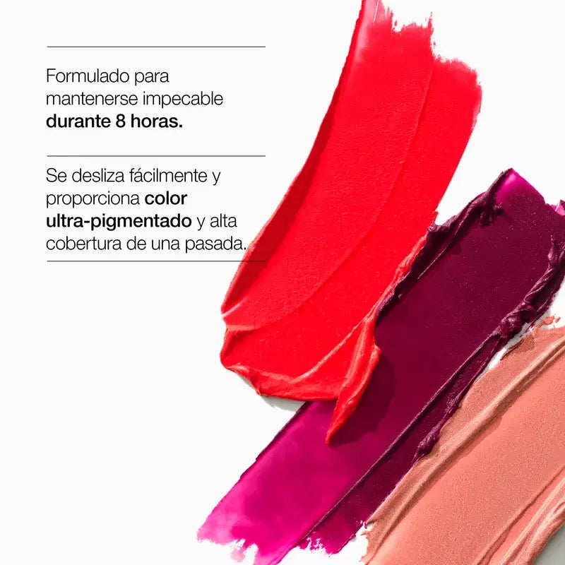 Clinique Pop Longwear Satin Poppy Pop Lipstick, 3,9 gramas