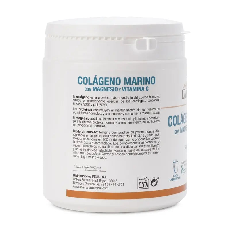 Ana Maria Lajusticia Colagénio Marinho com Magnésio e Vitamina C sabor melancia, 350gr