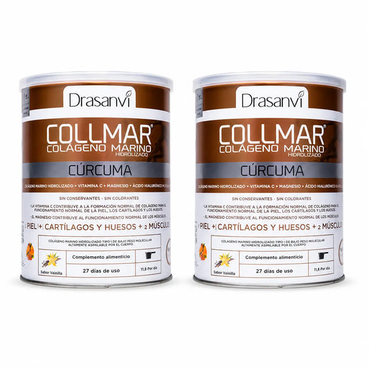 Collmar Drasanvi Magnésio Curcuma Baunilha , 2X300 Gr