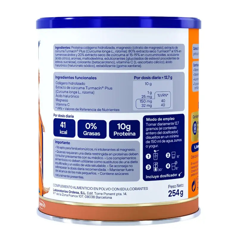 Colnatur Complex Colagénio Cúrcuma Sabor a Pêssego, 254 g