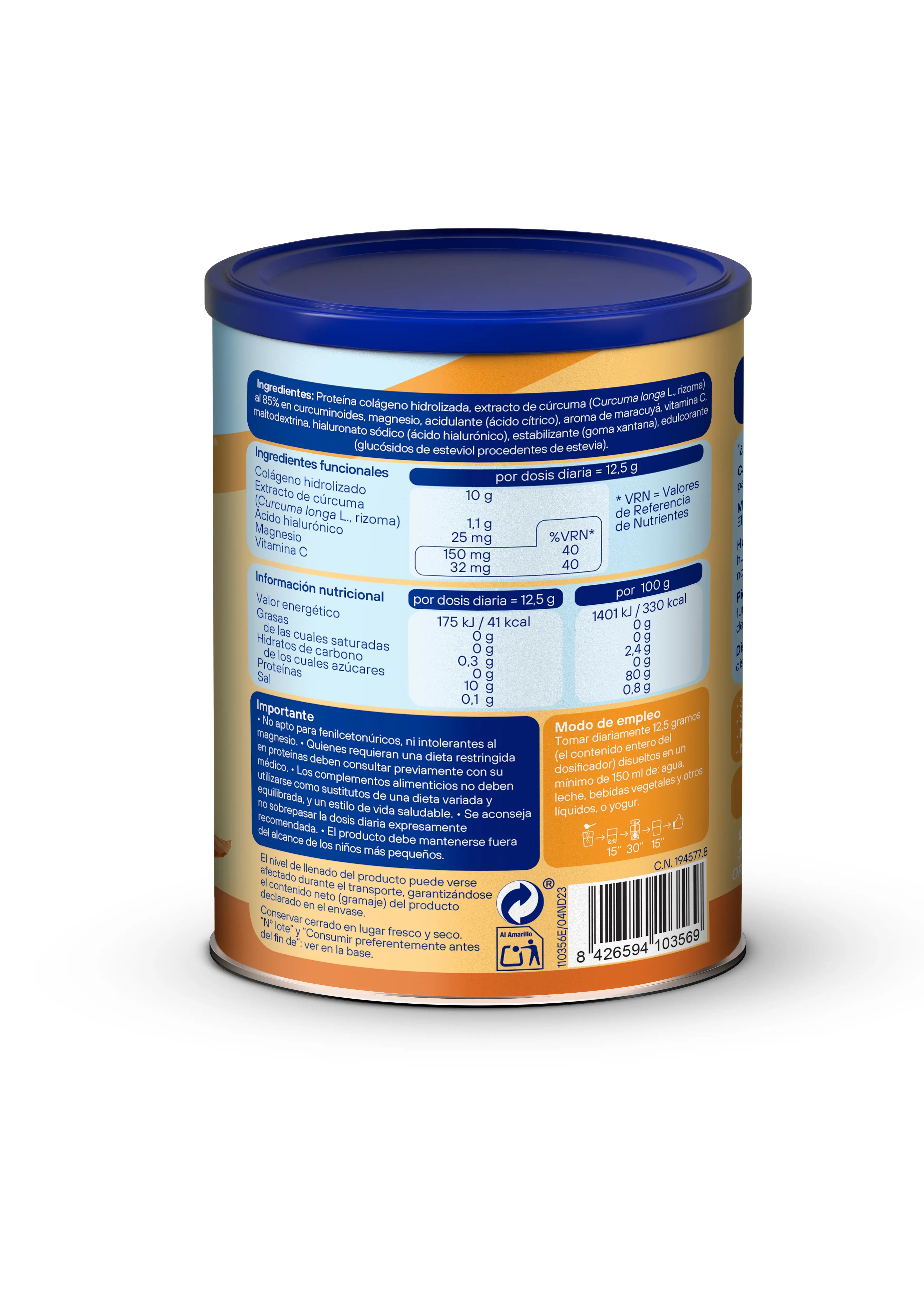 COLNATUR Complex cúrcuma 250 gr