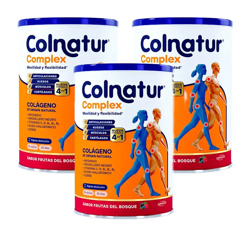 Colnatur Complex Forest Berry Sabor Pack 3 x 345 gramas