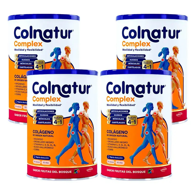 Colnatur Complex Forest Berry Sabor Pack 4 x 345 gramas