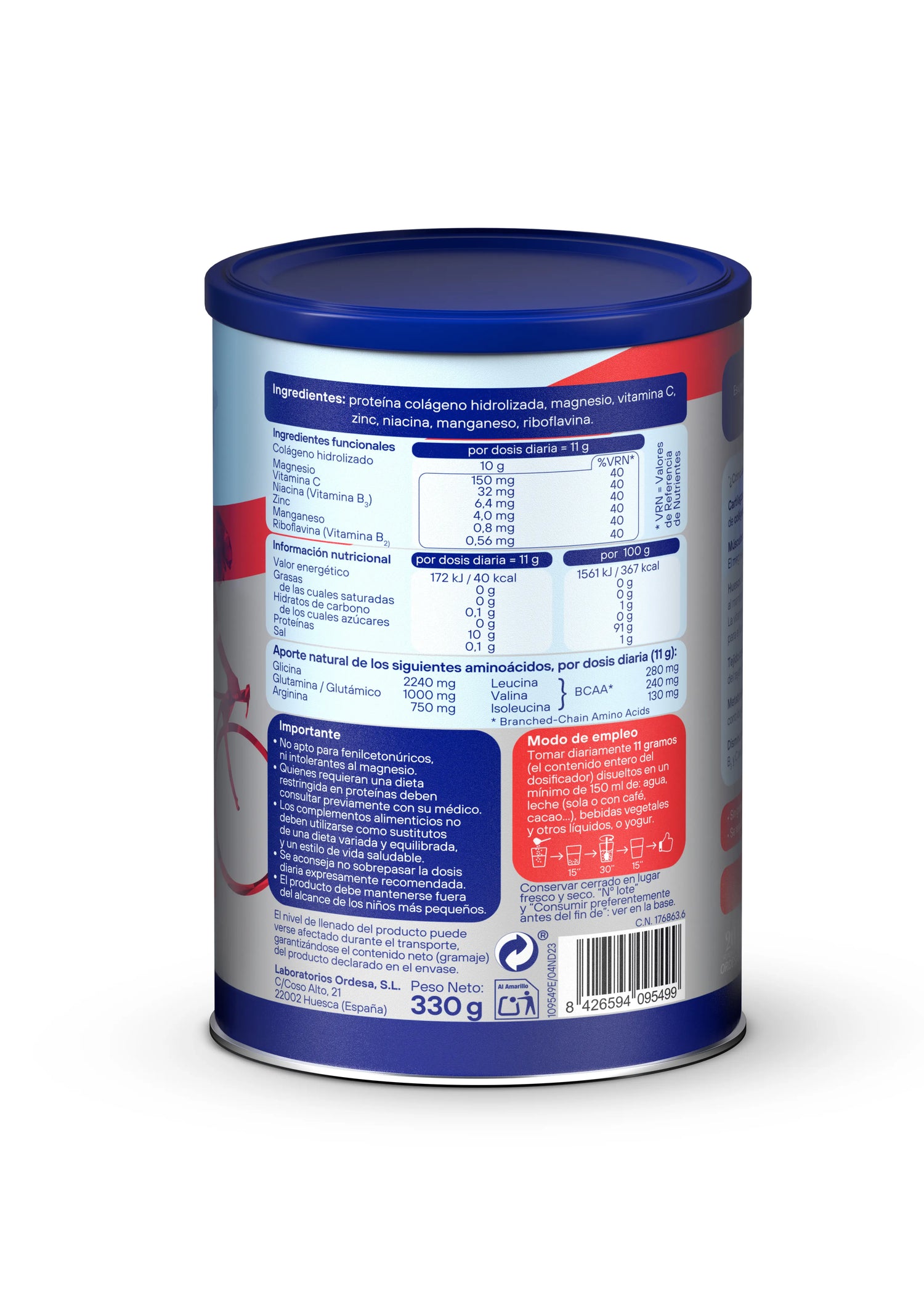 Sabor Colnatur Sport Neutro, 330 g