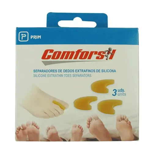 Comforsil Separador de dedos extra-fino (meia-lua) Cc206, Tamanho M